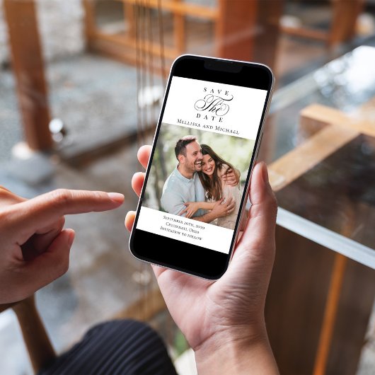 Save the Date Foto Script Wedding