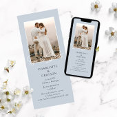 Save the Date Foto Stilvolle Hochzeitsankündigung Ankündigung
