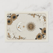 Save the Date Foto Tarot Sun Moon Aligned Wedding Begleitkarte (Rückseite)