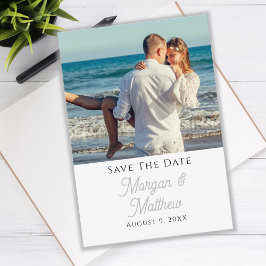 Save the Date Foto und Namen personalisieren Begleitkarte