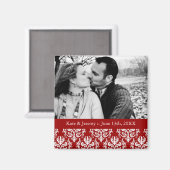 Save the Date Foto Wedding Magnet (Vorderseite/Rückseite)