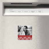 Save the Date Foto Wedding Magnet (In Situ (Geschirrspüler))