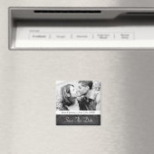 Save the Date Foto Wedding Magnet (In Situ (Geschirrspüler))