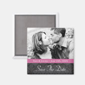 Save the Date Foto Wedding Magnet (Vorderseite/Rückseite)
