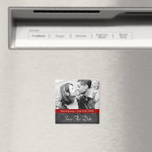 Save the Date Foto Wedding Magnet (In Situ (Geschirrspüler))