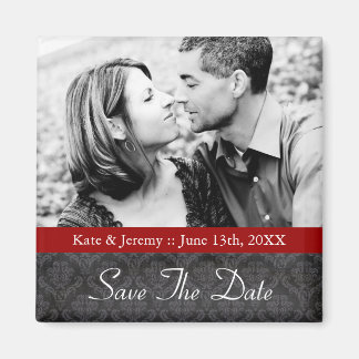 Save the Date Foto Wedding Magnet