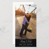 Save the Date Fotokarte (Vorne/Hinten)