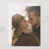 Save the Date Fotokarte Einladung (Rückseite)