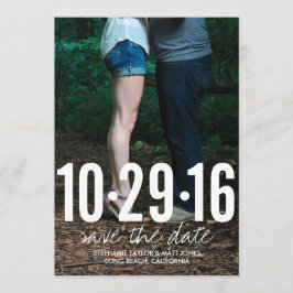 Save the Date Fotokarte, Hochzeitskollektion