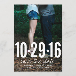Save the Date Fotokarte, Hochzeitskollektion