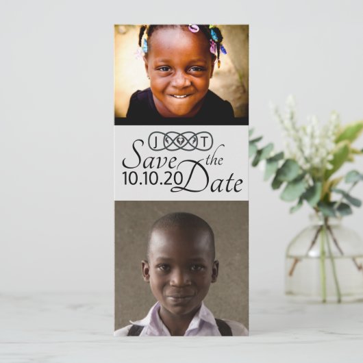 Save the Date Fotokarten (Stehend Vorderseite)