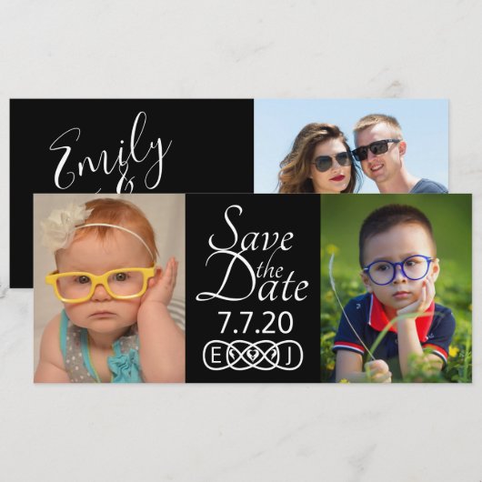 Save the Date Fotokarten (Vorne/Hinten)