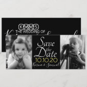 Save the Date Fotokarten (Vorne/Hinten)