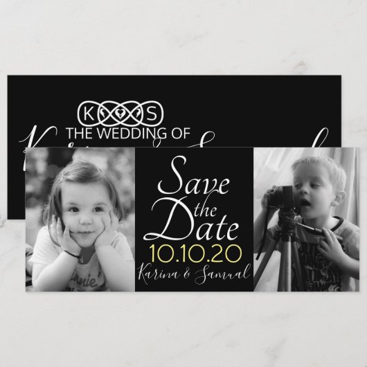 Save the Date Fotokarten (Vorne/Hinten)