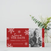 Save the Date - Fotokarten für Winterhochzeiten (Stehend Vorderseite)