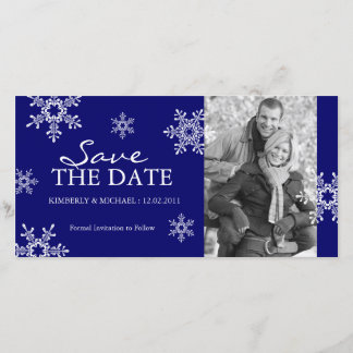 Save the Date - Fotokarten für Winterhochzeiten