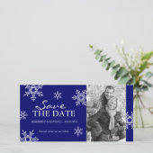 Save the Date - Fotokarten für Winterhochzeiten (Stehend Vorderseite)