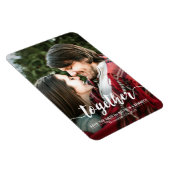 Save the Date Fotovorlage und Typografie Magnet (Rechte Seite)