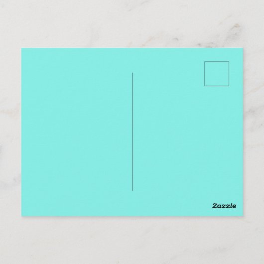 Save The Date! Freeform Pastel Gradient Postkarten (Rückseite)
