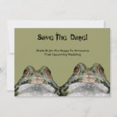 Save the Date: Frosch Couple: Hoppy to Announce .. Einladung (Vorderseite)