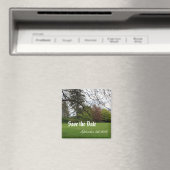 Save the Date, Frühling, Sommergarten. Magnet (In Situ (Geschirrspüler))