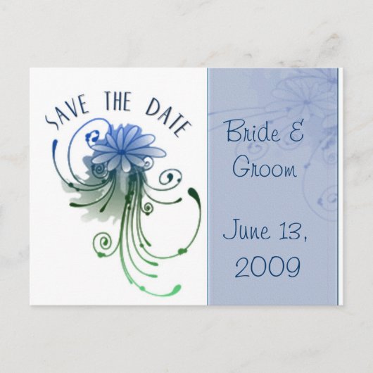 Save the Date ... fügen Sie Ihren eigenen Text hin Ankündigungspostkarte (Vorderseite)