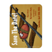 Save the Date-Funny-Ankündigung Magnet (Vertikal)
