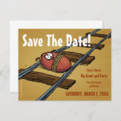 Save the Date Funny Date on Tracks Invasion (Vorne/Hinten)