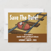Save the Date Funny Wedding Date Einladung (Vorderseite)