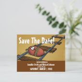 Save the Date Funny Wedding Date Einladung (Stehend Vorderseite)
