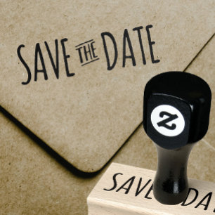 Save the Date für Ankündigungen, Hochzeiten Gummistempel