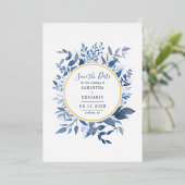 Save the Date für Aquarellbilder Folieneinladung (Stehend vorne)