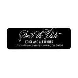 Save the Date für das Label bearbeitbare Farbe für