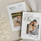 Save the Date für das Party-Foto bleibe Einladung