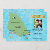 Save the Date für die Insel Mackinac (Vorne/Hinten)