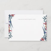 Save the Date für helles Land RSVP Karte (Rückseite)