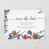 Save the Date für helles Land RSVP Karte (Vorne/Hinten)