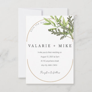 Save the Date für Hochzeiten