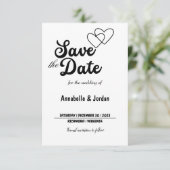 Save the Date für Hochzeiten (Stehend Vorderseite)