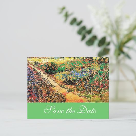 Save the Date für Hochzeiten.... Ankündigungspostkarte (Stehend Vorderseite)