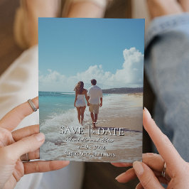Save the Date für Hochzeiten benutzerdefiniertes F Einladung