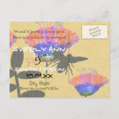 Save the Date - für jede Veranstaltung - HoeDown, Ankündigungspostkarte (Rückseite)