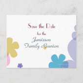 Save the Date für Wiedersehen-Postkarte Ankündigungspostkarte (Vorderseite)