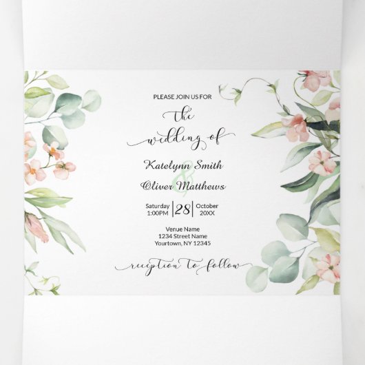 Save the Date Futsal dreimal in einer Einladung (Innenseite Mitte)