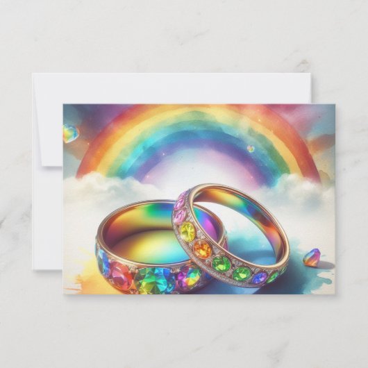 SAVE THE DATE Gay Wedding Einladung Ankündigung (Vorderseite)