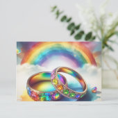 SAVE THE DATE Gay Wedding Einladung Ankündigung (Stehend Vorderseite)