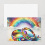 SAVE THE DATE Gay Wedding Einladung Ankündigung (Vorne/Hinten)