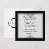 Save the Date geblüht (Vorne/Hinten)