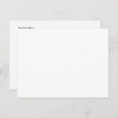 Save the Date Geburtstag BLANK FRONT A01 Ankündigungspostkarte (Vorne/Hinten)