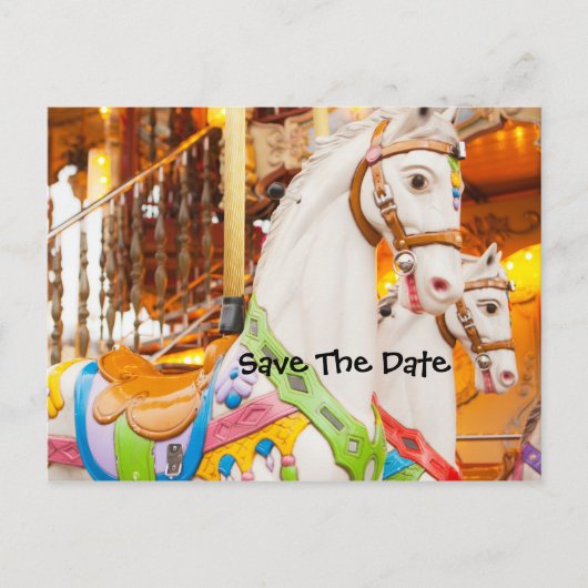 Save the Date Geburtstagskarte Postkarte (Vorderseite)